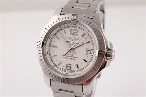 breitling chronomat colt 33 lady kaliber 77 quartz|breitling clot 33 a.